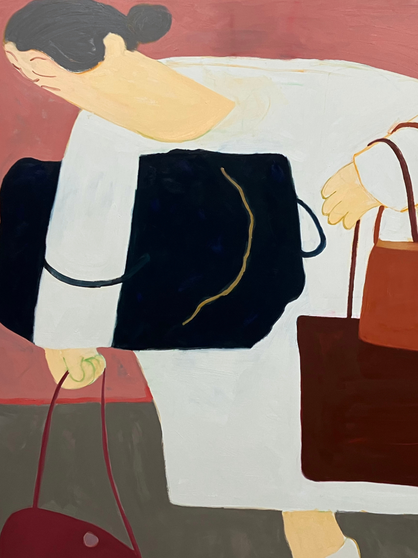 Woman with Bags
