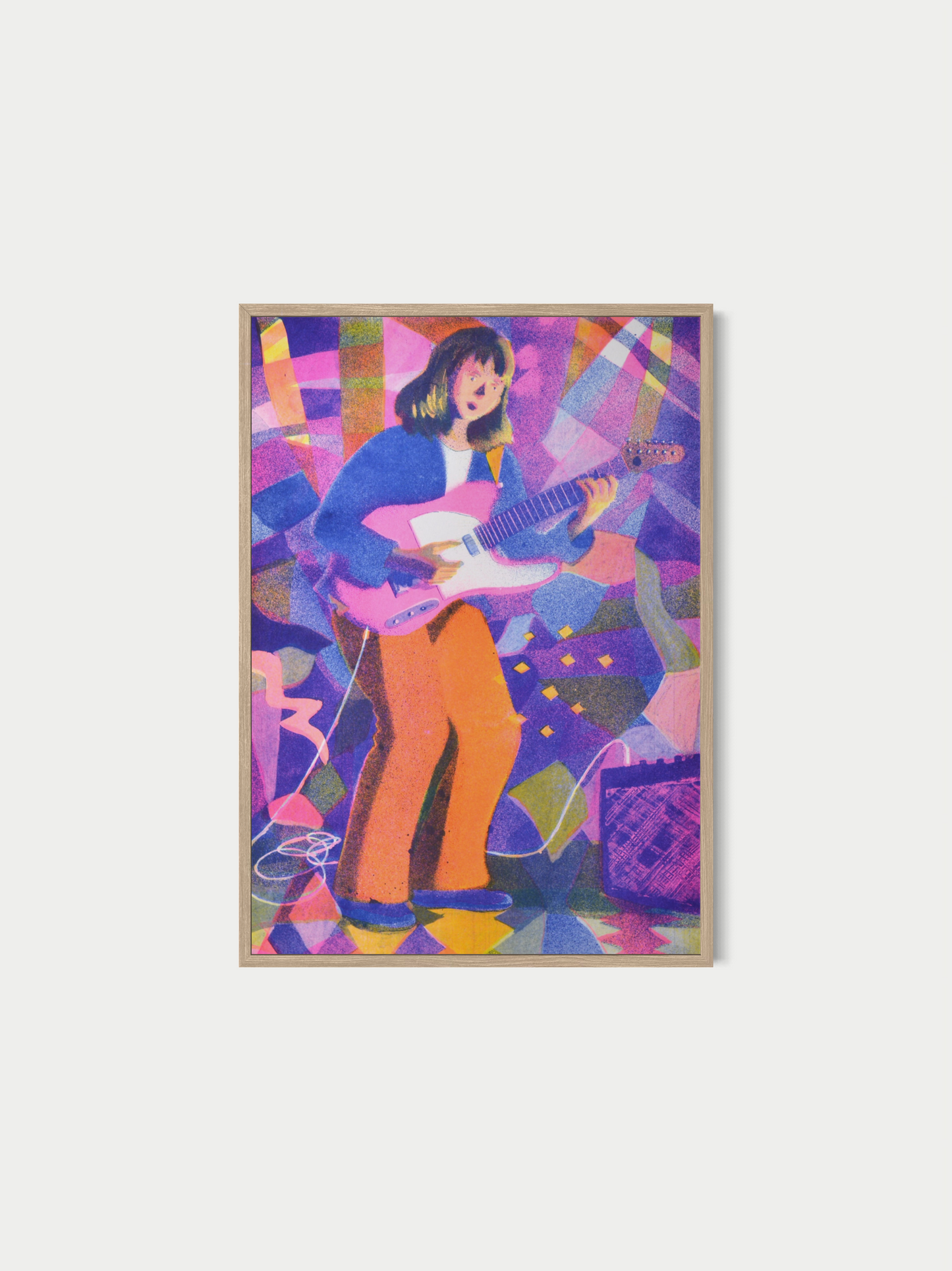 Gitarre (Risografie)