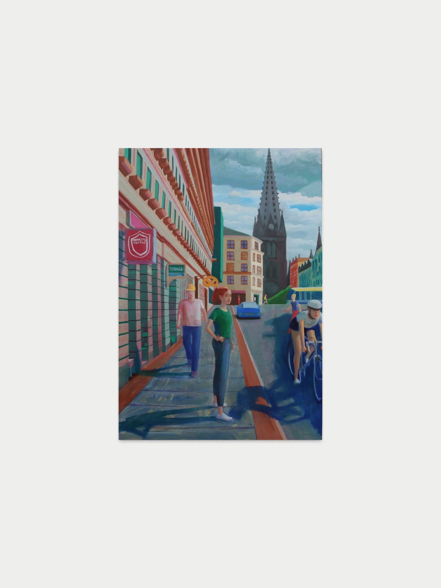 Perspektive mit Kirche