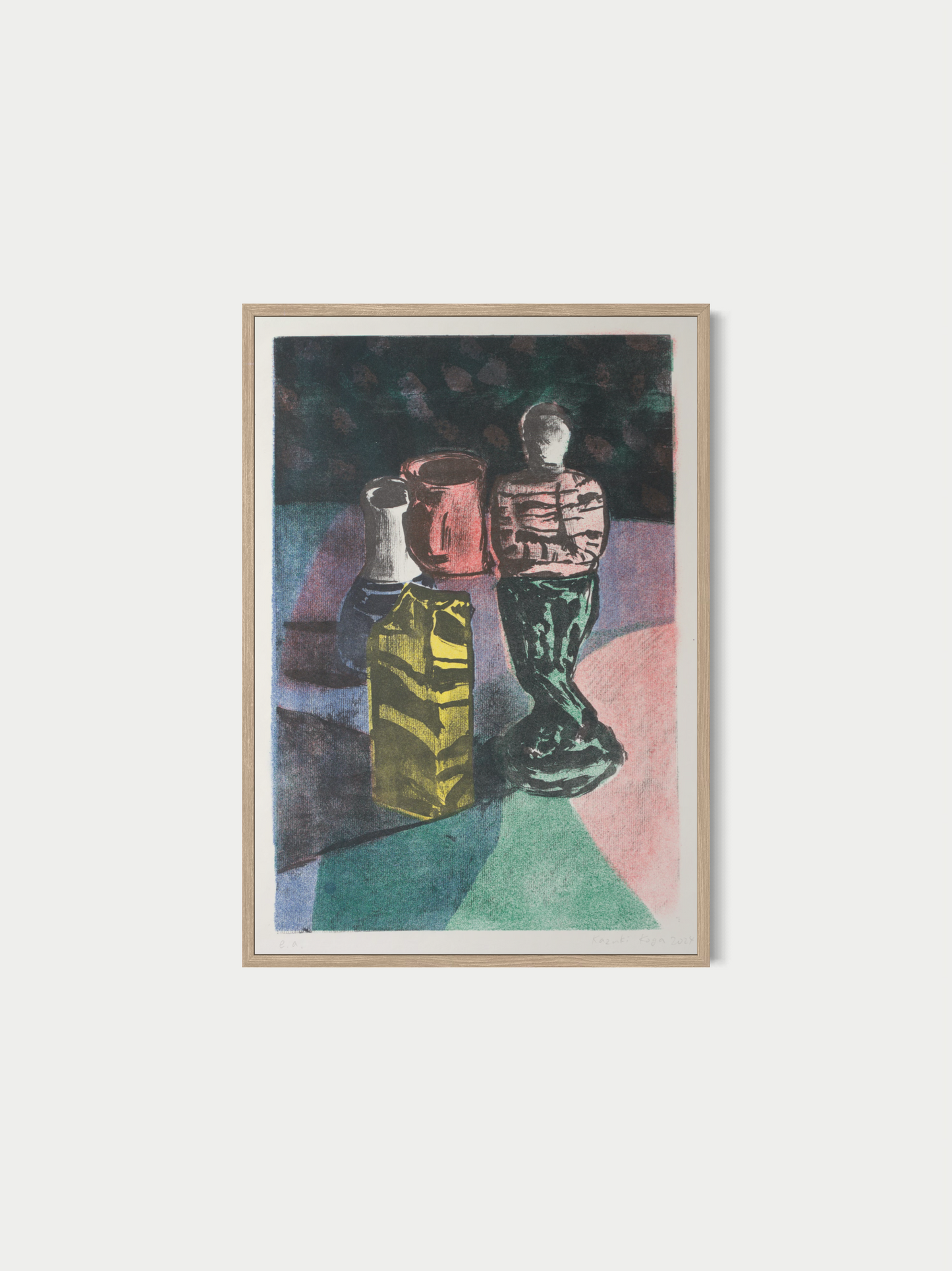Stillleben mit Keramik (Lithografie)
