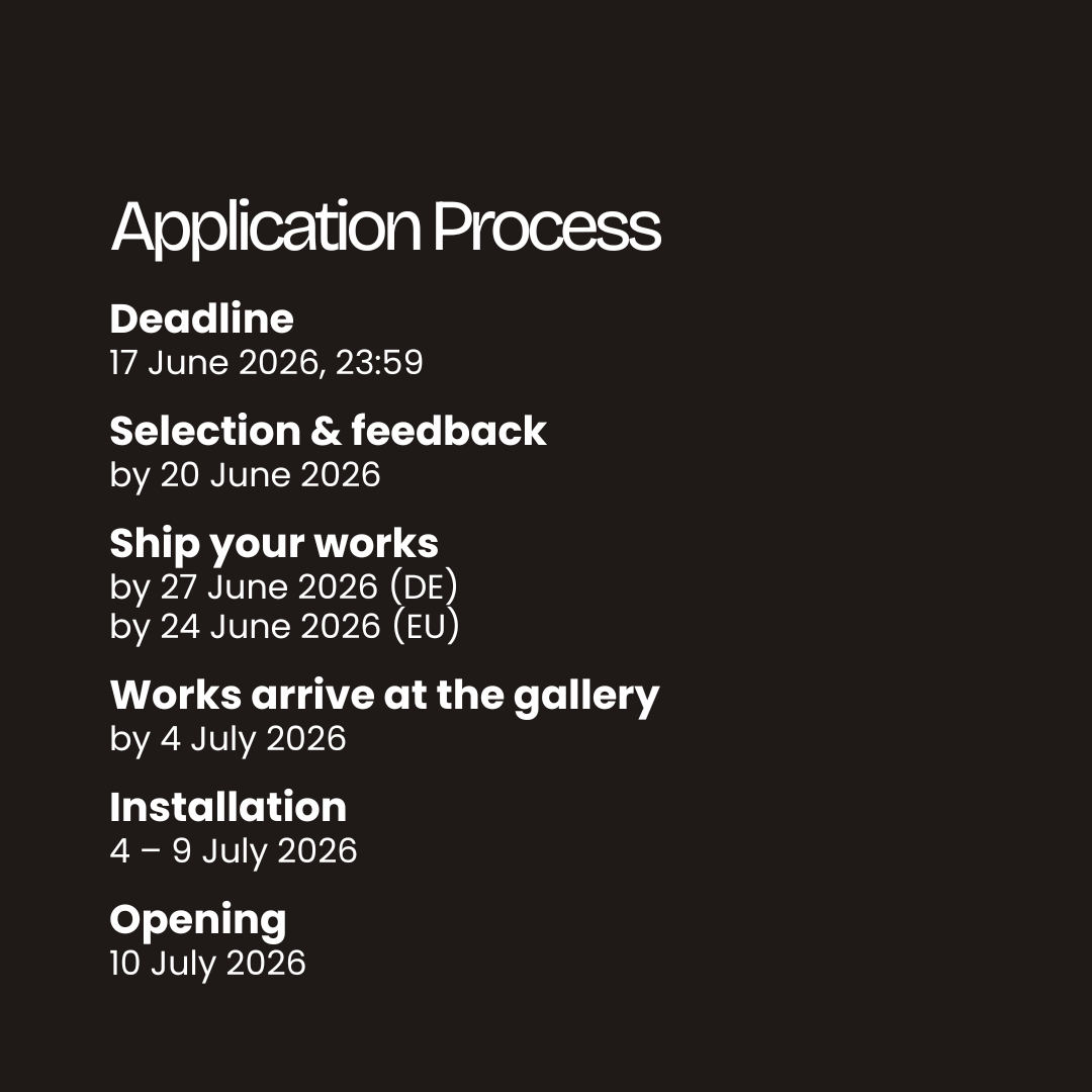 Bewerbungsgebühr | Open Call 2026