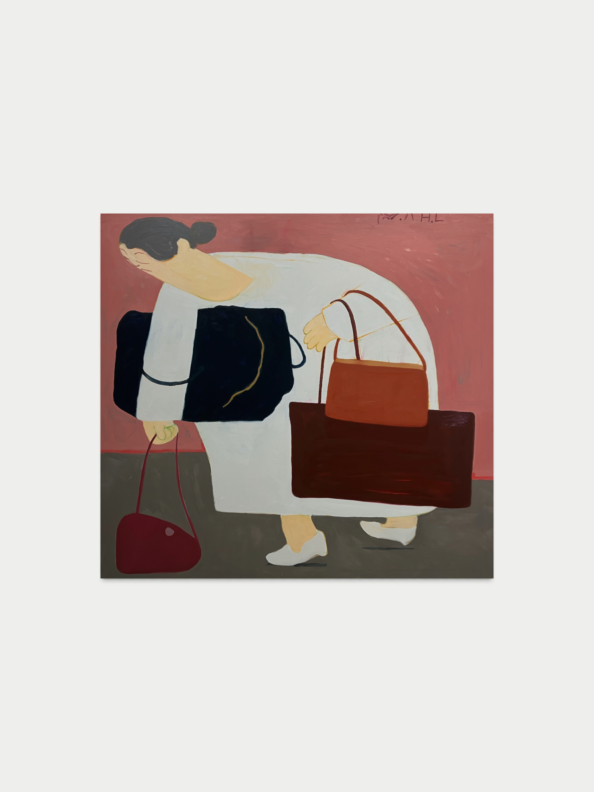 Woman with Bags