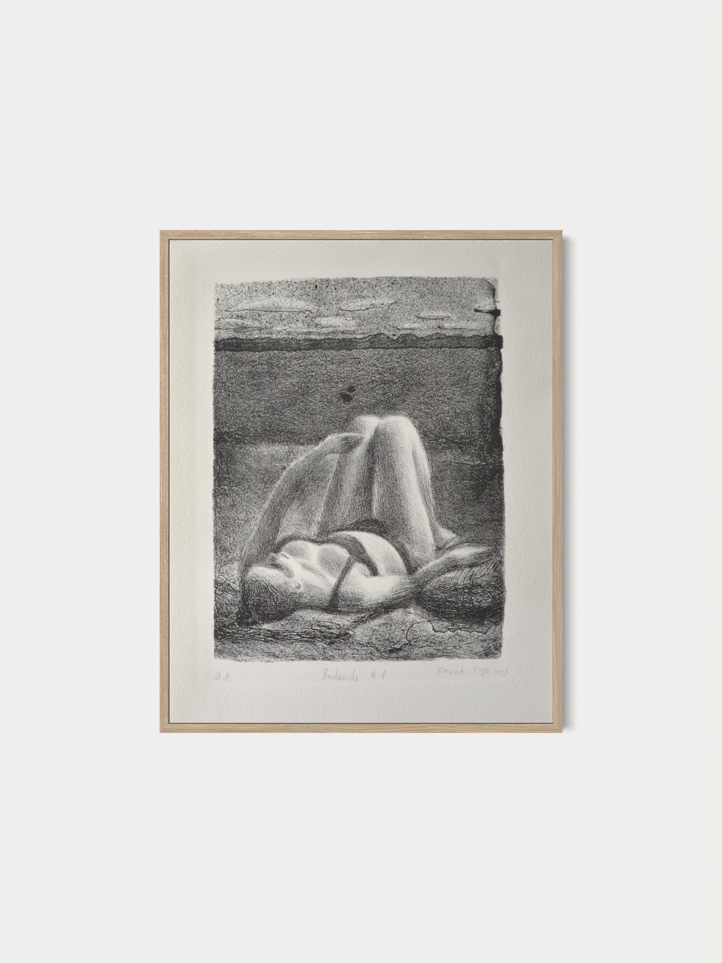 Badende #1 (Lithografie)