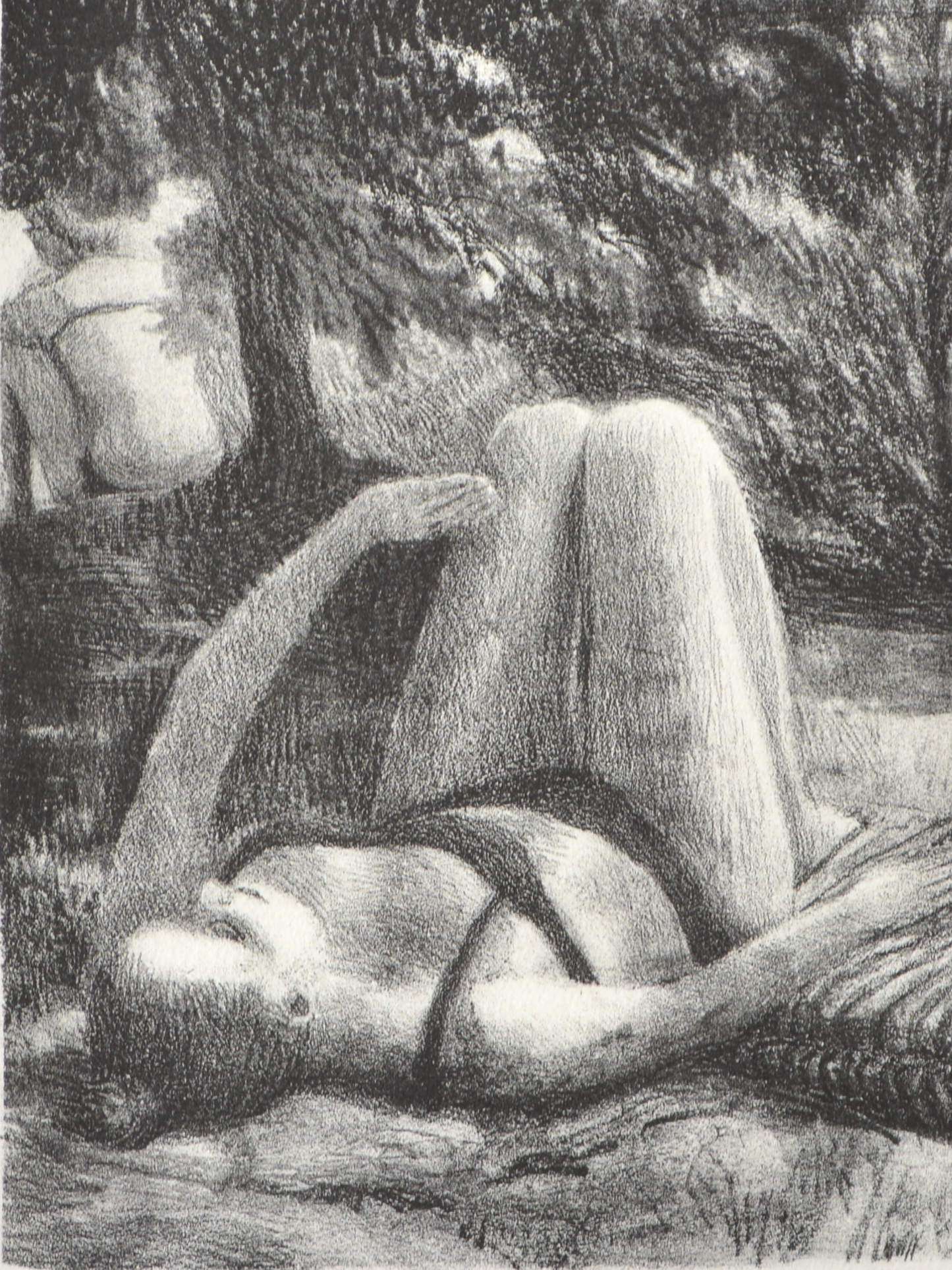 Badende #2 (Lithografie)