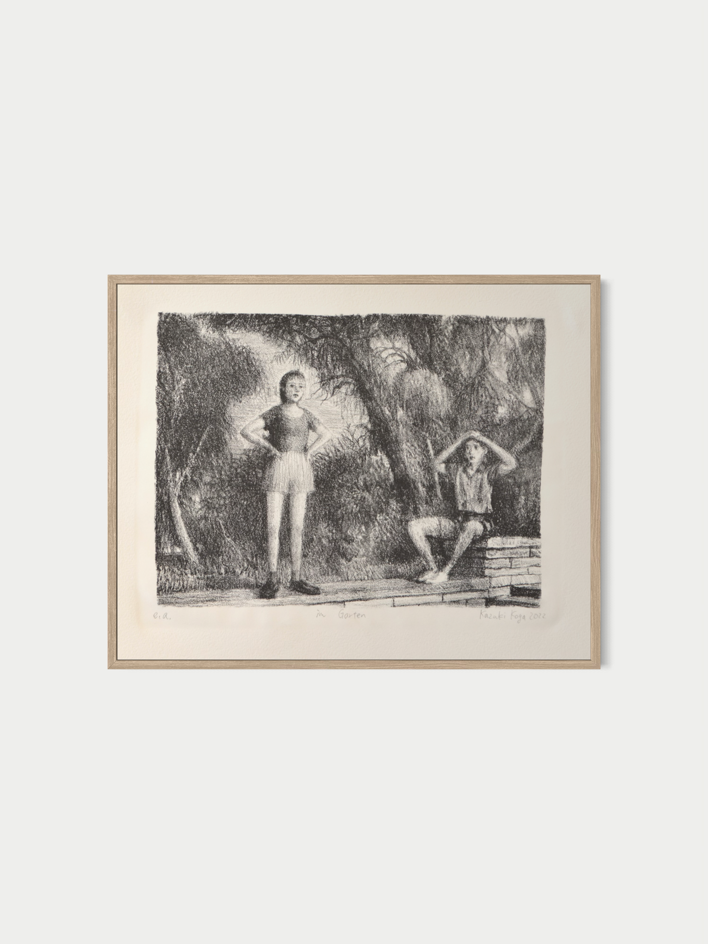 Im Garten I (Lithografie)