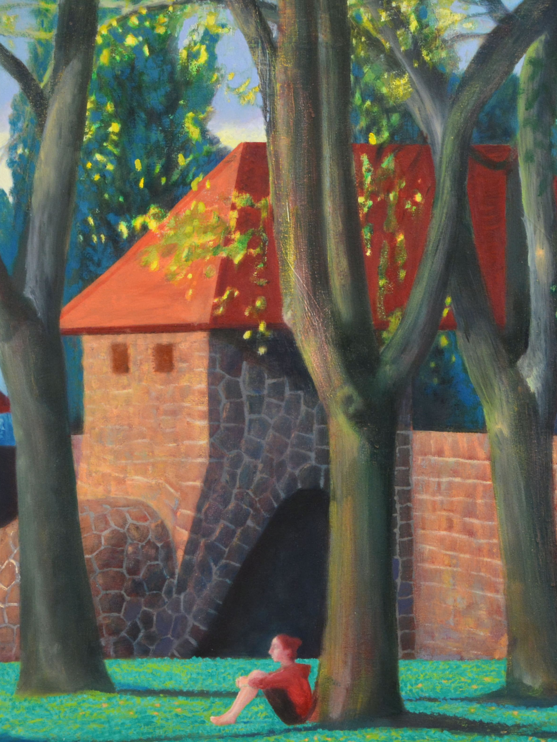 Landschaft mit einer Brücke