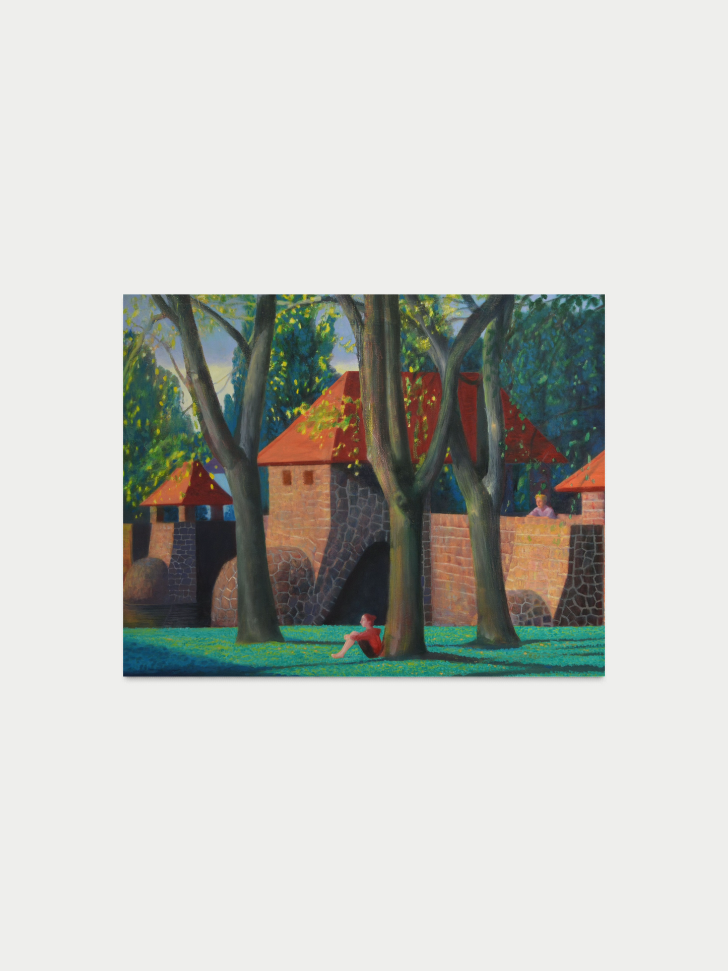 Landschaft mit einer Brücke