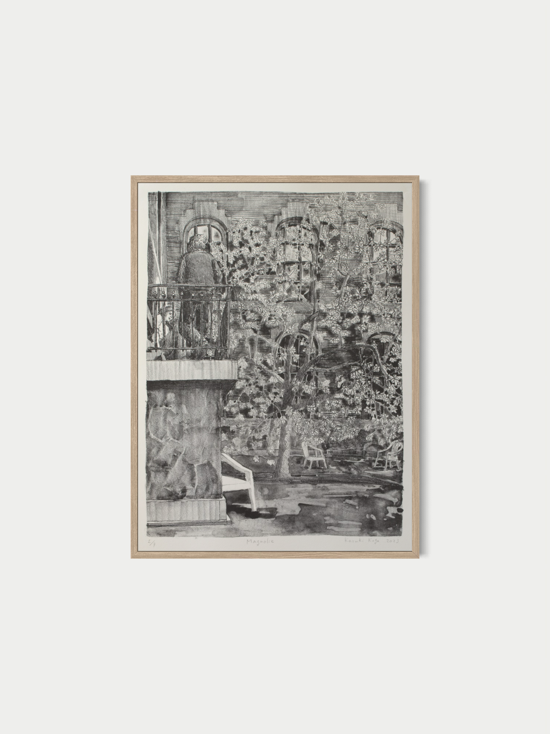 Magnolie II (Lithografie)