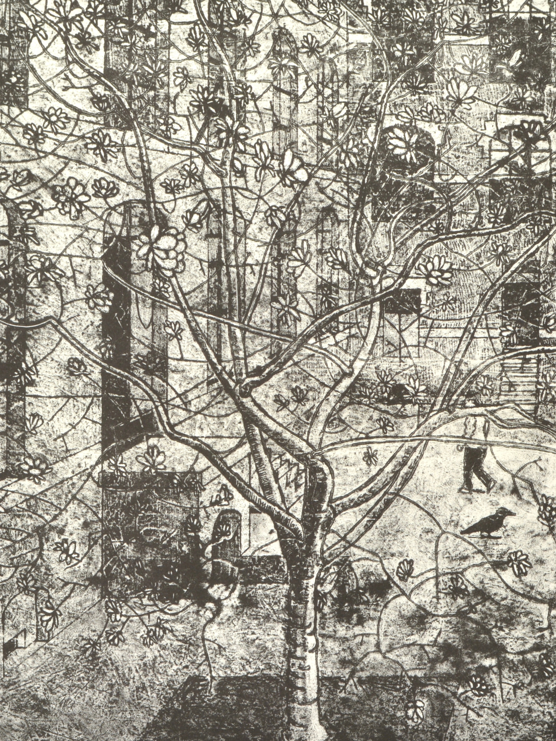 Magnolie I (Lithografie)