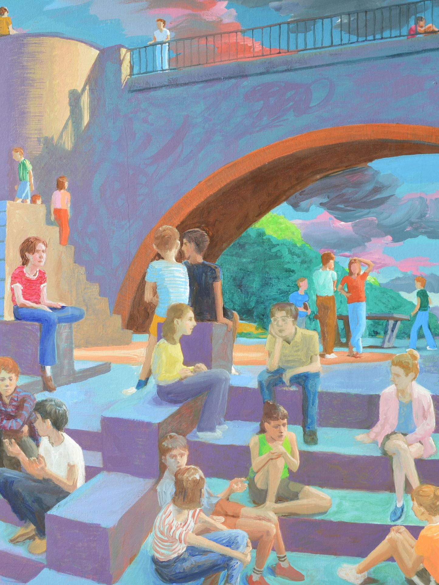 Ohne Titel (Treppen und Brücke)