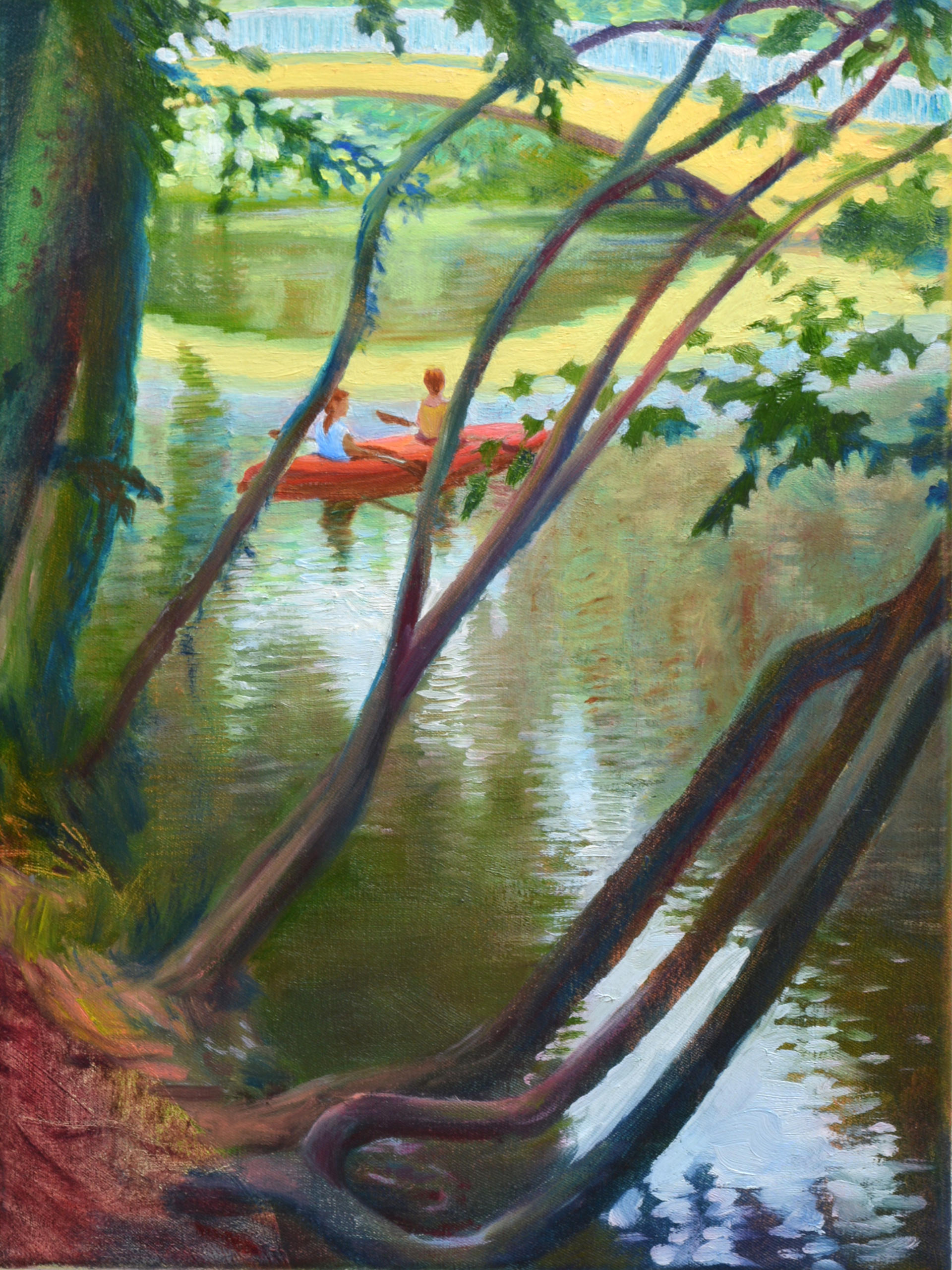 Rotes Boot