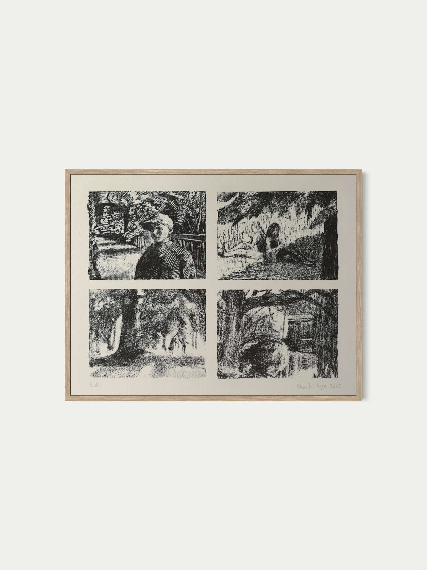 Vier Ansichten (Lithografie)