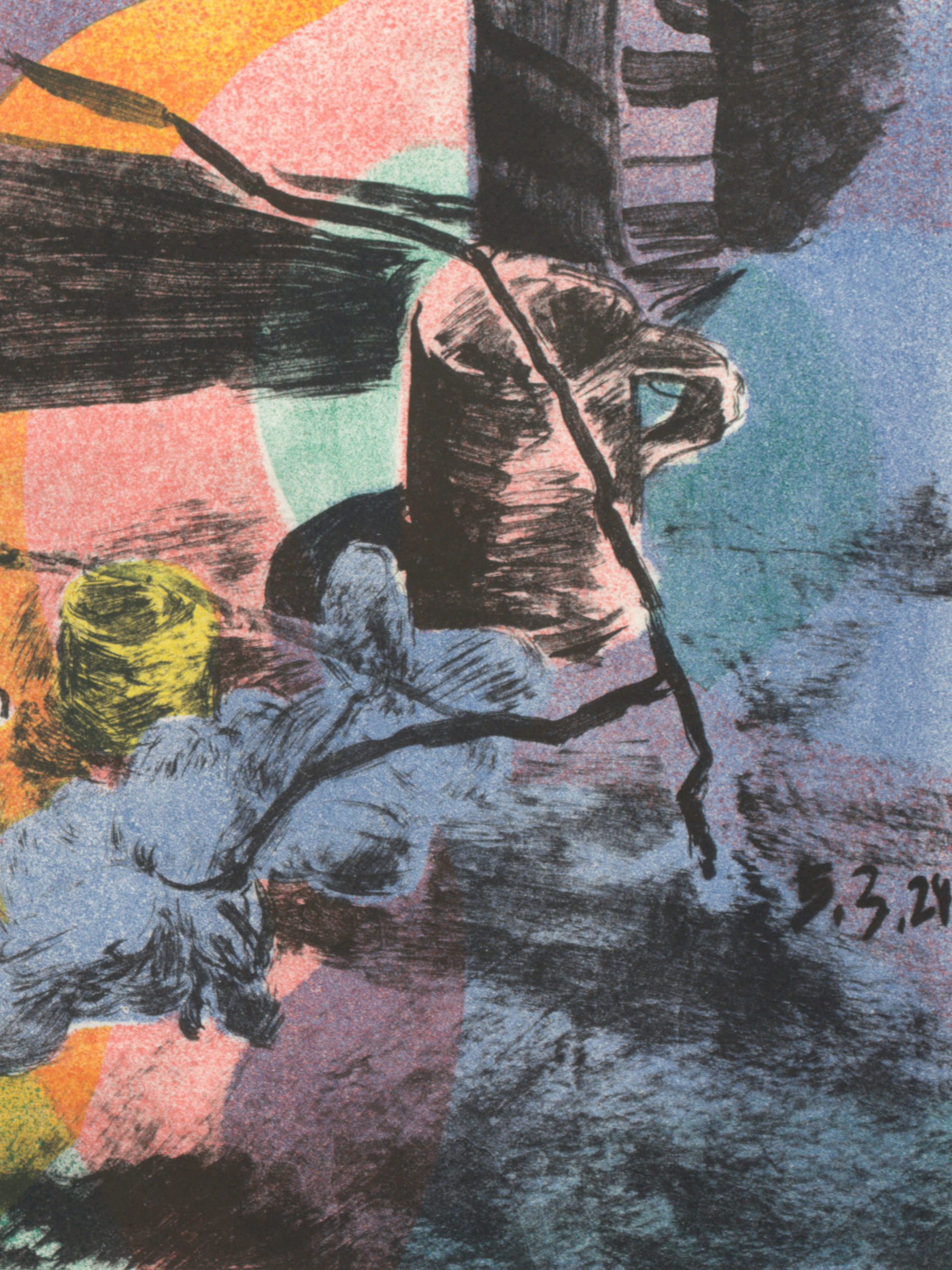 Stillleben 5.3.24 (Lithografie)