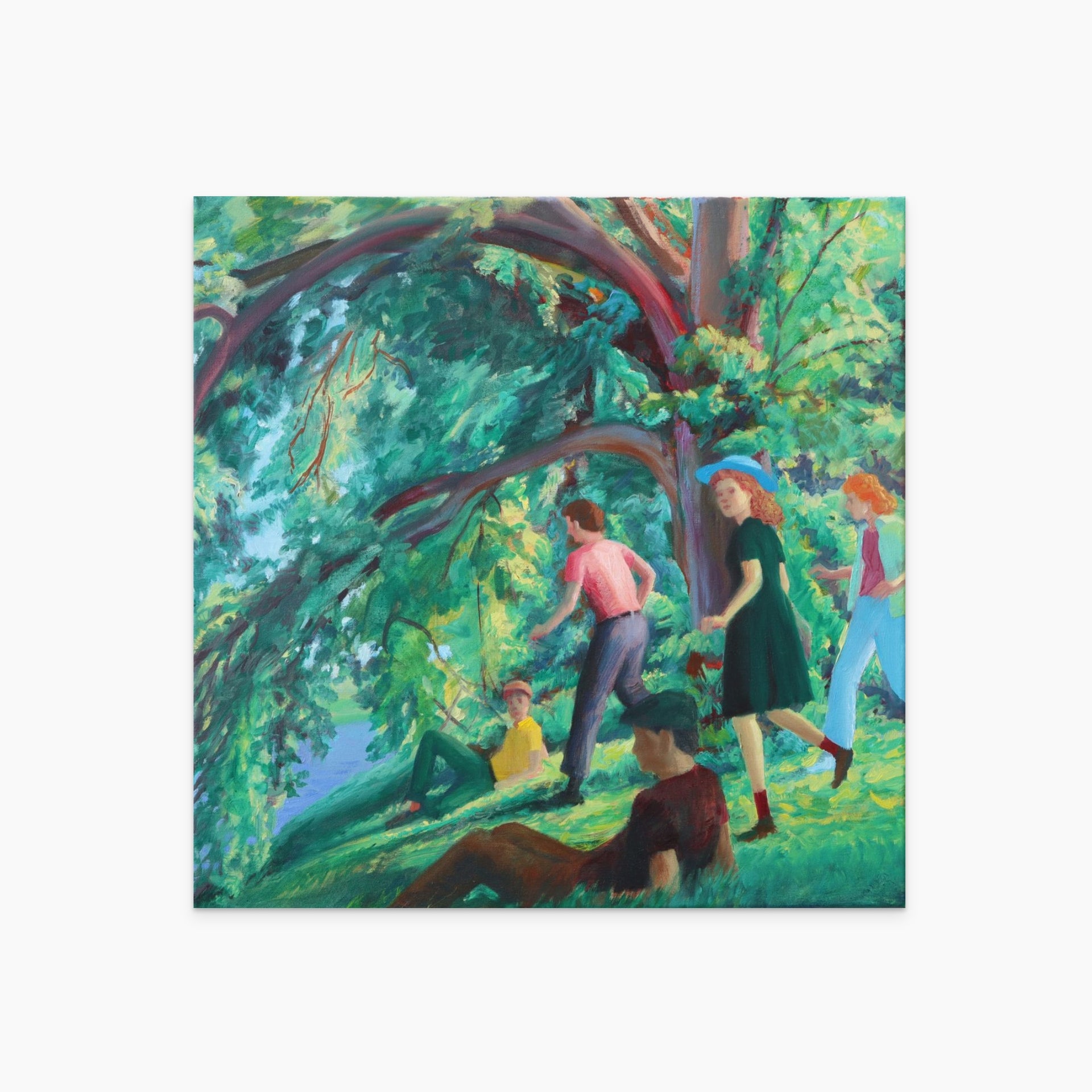 An den Fluss ankommen