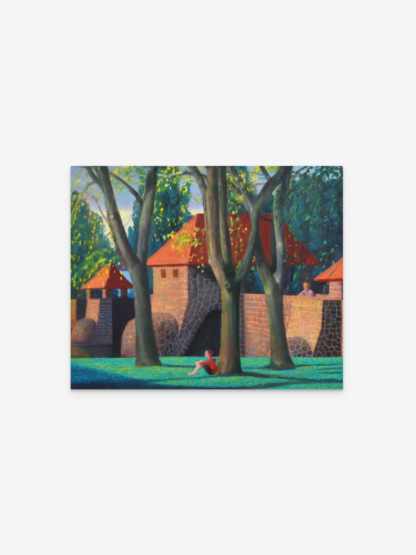 Landschaft mit einer Brücke