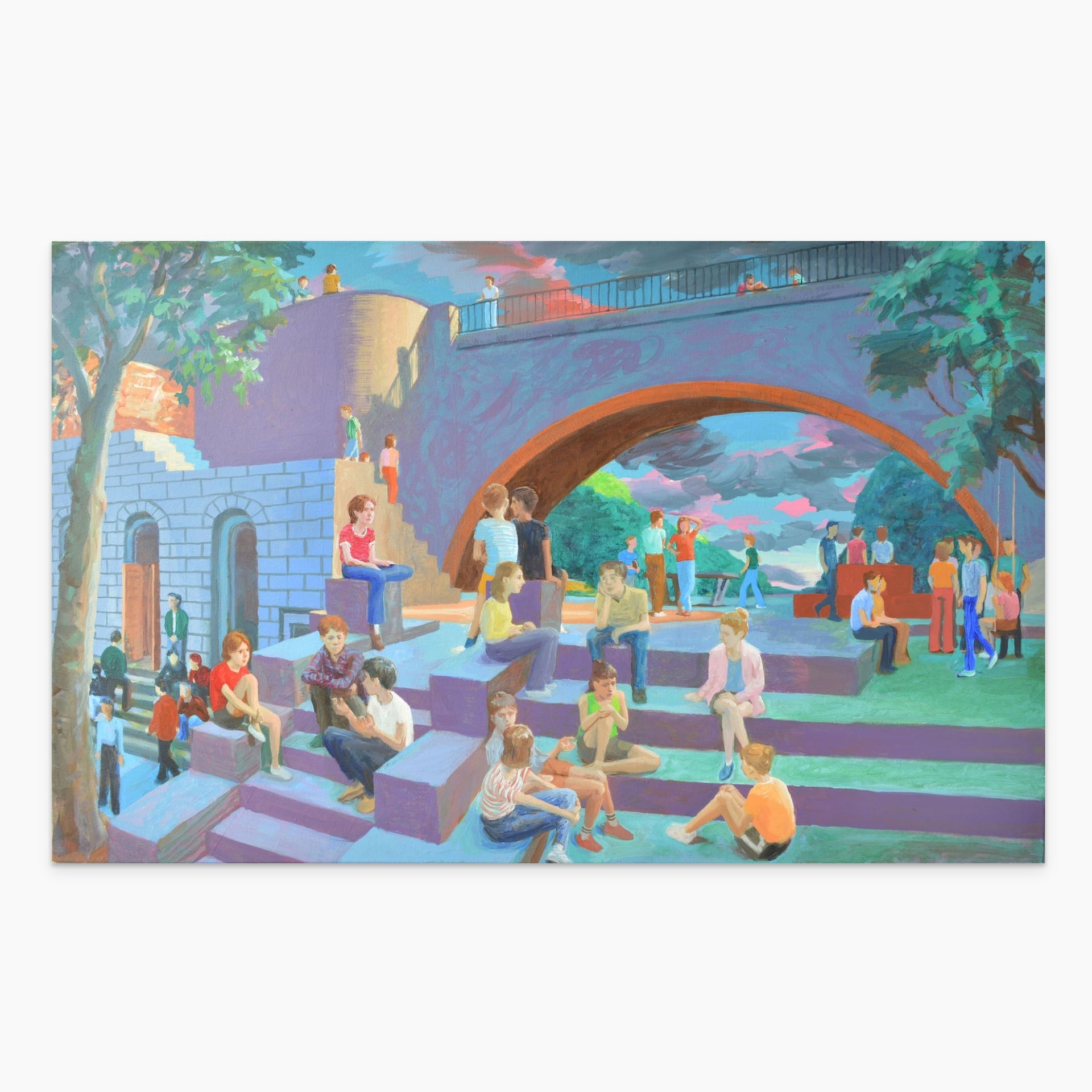 Ohne Titel (Treppen und Brücke)