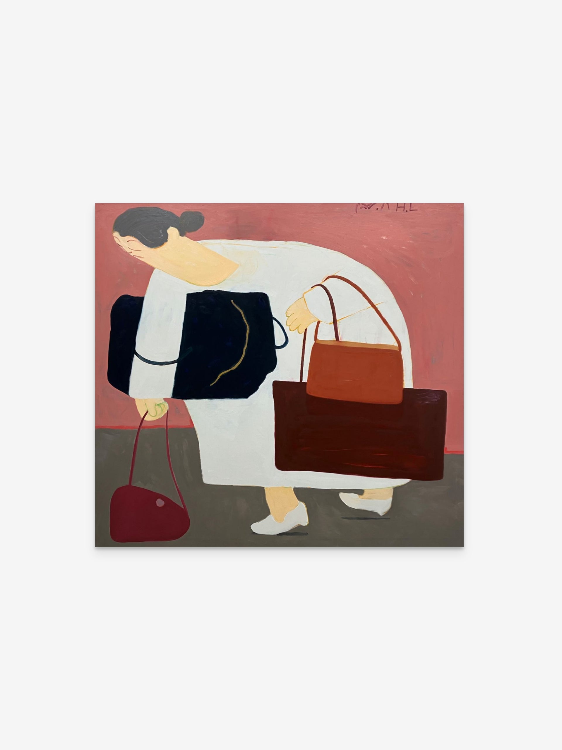 Woman with Bags